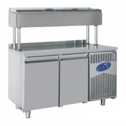  CSA CS-TEZ 2-700-YM Yükseltilmiş Make Up Buzdolabı, 2 Kapılı, 281 L